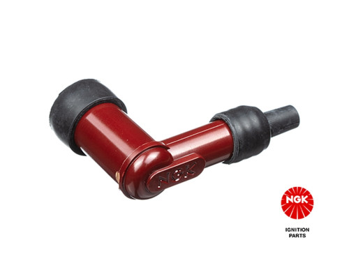 СВІЧКА ЗАПАЛЮВАННЯ NGK EBONITE ANGLED (90) ЧЕРВОНА (№ 8854)