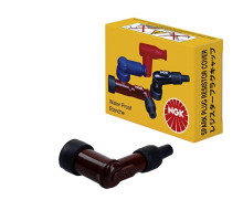 СВІЧКА ЗАПАЛЮВАННЯ NGK EBONITE ANGLED (90) ЧЕРВОНА (№ 8854)