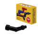 NGK EBONITE ANGLED SPARK CAP (120) (№ 8052) ЧОРНИЙ, HONDA, KYMCO, SUZUKI