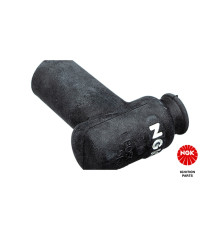 КОЛПАК NGK ГУМОВИЙ ІСПАРКИЙ КУТОВИЙ (90) З ЧОРНОЮ ГАЙКОЮ (№ 8338)