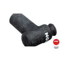 КОЛПАК NGK ГУМОВИЙ ІСПАРКИЙ КУТОВИЙ (90) З ЧОРНОЮ ГАЙКОЮ (№ 8338)
