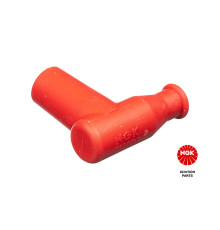 NGK ГУМОВИЙ КУТОВИЙ КОВПАК ІСКРИ (90) З КОВПАКОМ, ЧЕРВОНИЙ (8955) (TB05EM-R)