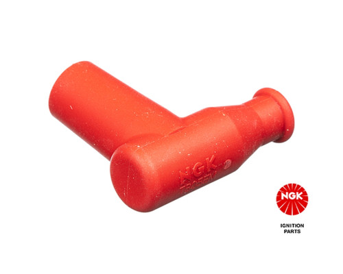 NGK ГУМОВИЙ КУТОВИЙ КОВПАК ІСКРИ (90) З КОВПАКОМ, ЧЕРВОНИЙ (8955) (TB05EM-R)