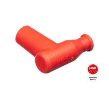 NGK ГУМОВИЙ КУТОВИЙ КОВПАК ІСКРИ (90) З КОВПАКОМ, ЧЕРВОНИЙ (8955) (TB05EM-R)
