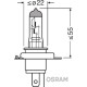 Лампа osram h4 12v 60/55w p43t night breaker® laser (+150%) 1 шт.