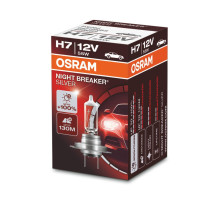 Лампа osram h7 12v 55w px26d night breaker silver (+100 PROCENT)