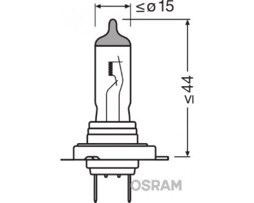 Лампа osram h7 12v 55w px26d night breaker® laser (+150%)