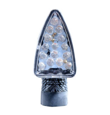 Світлодіодна стрілка oxford indicator lights (ce) - 2 штати (включають резистори) кольор карбону, короткий кріплення