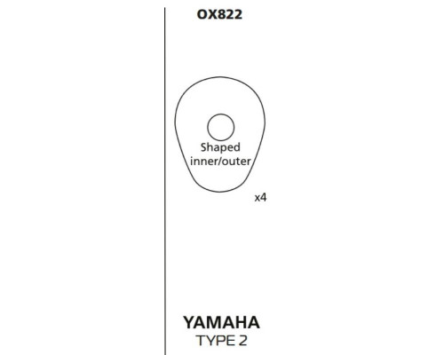Oxford oxford YAMAHA ЗАДНІe2 кріплення сигналу/покажчика повороту (кришка) - комплект