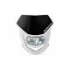 Polisport передня лампа модель halo led (led лампа - 12v dc) колір чорний/білий