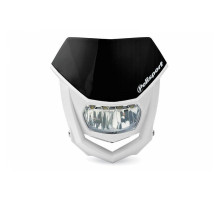 Polisport передня лампа модель halo led (led лампа - 12v dc) колір чорний/білий