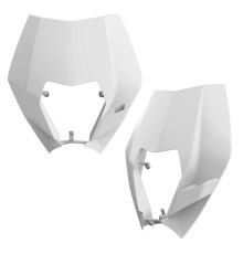 Кришка передньої лампи polisport ktm exc / exc-f / xc-w / xcf-w `08-13 колір білий (oem стиль)