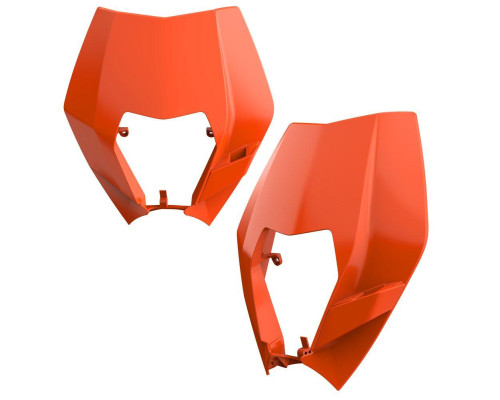 Кришка передньої лампи polisport ktm exc / exc-f / xc-w / xcf-w `08-13 колір оранжевий (oem стиль)