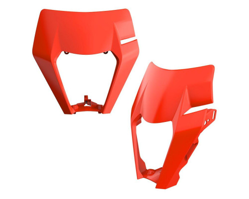 Кришка передньої лампи polisport ktm exc / exc-f / xc-w / xcf-w `17-19 колір оранжевий (oem стиль)