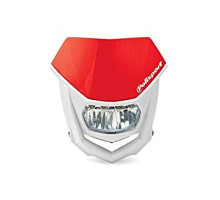 polisport універсальна передня лампа halo з led лампочкою колір червоний HONDA