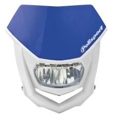 polisport універсальна передня лампа halo з led лампочкою колір синій YAMAHA