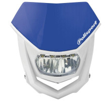 polisport універсальна передня лампа halo з led лампочкою колір синій YAMAHA
