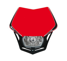 Racetech (rtech) v-face фара червона/чорна husqvarna
