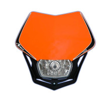Racetech (rtech) v-face фара оранжева/чорна ktm