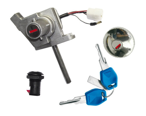 V PARTS (VICMA) ЗАМОК ЗАПАЛЮВАННЯ + СВИЛКА + ЗАМОК YAMAHA YP 125 MAJESЗАДНІ MBK (8374)