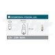 V parts (vicma) лампа 23w 12v біла (ba9s) (l782)