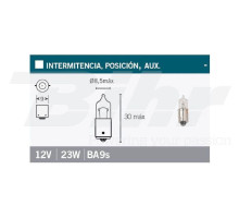 V parts (vicma) лампа 23w 12v біла (ba9s) (l782)