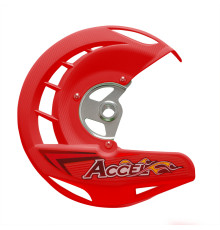 ЗАХИСТ ПЕРЕДНЬОГО ГАЛЬМІВНОГО ДИСКА ACCEL HONDA CRF 250/450R,X '04-'14, CR 125/250 '04-'07 ЧЕРВОНИЙ (FDG-01RD)