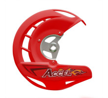 ЗАХИСТ ПЕРЕДНЬОГО ГАЛЬМІВНОГО ДИСКА ACCEL HONDA CRF 250/450R,X '04-'14, CR 125/250 '04-'07 ЧЕРВОНИЙ (FDG-01RD)