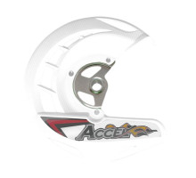 ЗАХИСТ ПЕРЕДНЬОГО ГАЛЬМІВНОГО ДИСКА ACCEL KTM SX/SXF '03-'14, EXC, EXCF '03-'15 БІЛИЙ (FDG-05WH) - СПЕЦІАЛЬНА ПРОПОЗИЦІЯ
