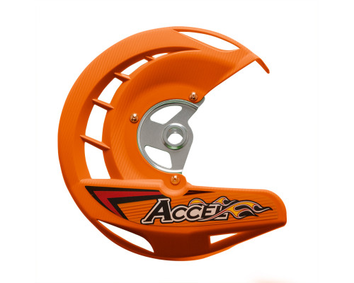 ЗАХИСТ ПЕРЕДНЬОГО ГАЛЬМІВНОГО ДИСКА ACCEL KTM SX/SXF '03-'14, EXC, EXCF '03-'15 ОРАНЖЕВИЙ (FDG-05OR)