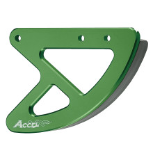Накладка заднього гальмівного диска ACCEL Kawasaki KXF 250/450 '05-'17, KX 125/250 '05-'08 (алюміній), зелений