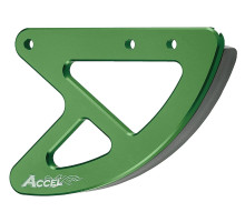Накладка заднього гальмівного диска ACCEL Kawasaki KXF 250/450 '05-'17, KX 125/250 '05-'08 (алюміній), зелений