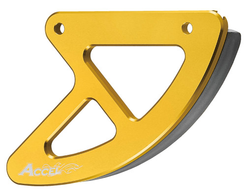 Кришка заднього гальмівного диска ACCEL SUZUKI RMZ 250 '07-'18, RMZ 450 '05-'18, RM 125/250 '05-'09 (алюміній), золото