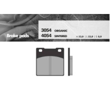 Гальмівні колодки brenta kh161 sintered metal (gold) (kawasaki zxr/zzr/zrx/zx задні) (ft 4054)