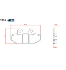 Гальмівні колодки brenta kh710 спічений метал (золото) harley-davidson 1750/1870 '18-20, задні (ft 4226)