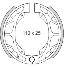 Гальмівні колодки brenta daelim / HONDA / kymco / peugeot / sym (110x25 мм) (ft 01200)