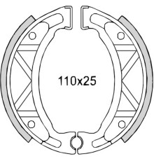 Гальмівні колодки brenta sh503 YAMAHA cygnus 125 '95-'02, neos 50 '97-'09, sr 125 '82-'02, tt 225 '86-'04, yfa 125 '91-'93, yfm 200 '86-'89, yfm 225/350 '86-'88, y fs 200 '88-'02 (ft 01205)