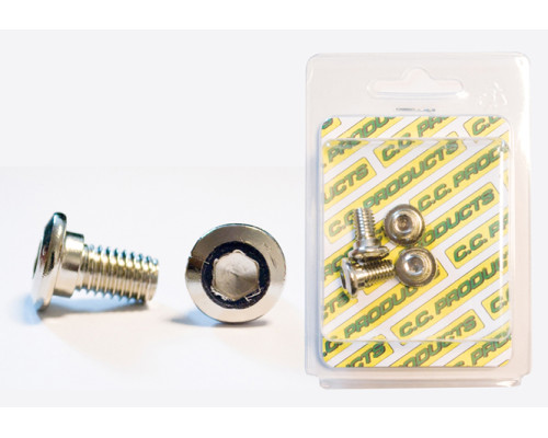 CC БОЛТИ ГАЛЬМУВАЛЬНОГО ДИСКА ЗАДНІ KAWASAKI KX/KXF (4PCS) M8, ПЛОСКИЙ - ШЕСТИГРАННИЙ, 10.9 HRC (1083-15) (CC PRODUCTS)