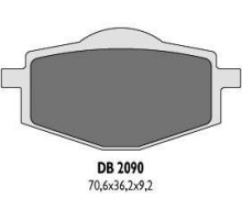 Гальмувальні колодки delta braking kh101 задні - заміна db2090mx-d та db2090qd-d