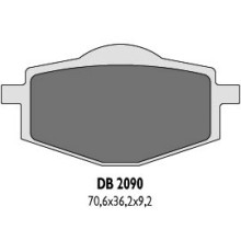 Гальмівні колодки delta braking kh101 задні - заміна db2090mx-n та db2090qd-n