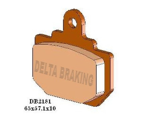 Гальмувальні колодки delta braking kh111 Racing задні HONDA fl 350r odyssey '85-'87, pilot 400 r/rk/rl '89-'93