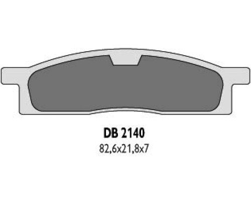 Гальмівні колодки delta braking kh119 - заміна db2140mx-n та db2140qd-n