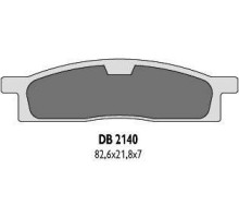 Гальмівні колодки delta braking kh119 - заміна db2140mx-n та db2140qd-n