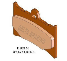 Delta braking kh126 передні гальмівні колодки aprilia af1 125 '88-'91, rs 125 '92-'05, tuono 125 '03-'04, ktm exc/mx 125 '87, gilera cx 125 '91-, mx1/mxr/sp01/sp02 125 '89-, nordw est 350/500 '94-'96, moto guzzi