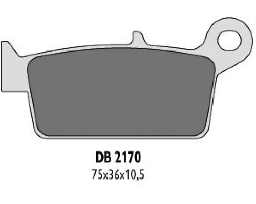 Гальмівні колодки delta braking kh131 задні - заміна db2170mx-d та db2170qd-d