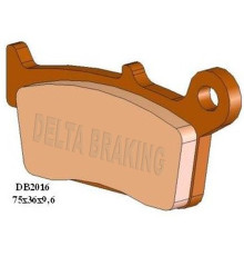 Гальмівні колодки delta braking kh131/3/kh233 задні HONDA nsr 50 mini '00-'09, xz 50/100 '09-'19, nsf 250r '11-, crf 230 '08-'15, kawasaki klx 300 '21-