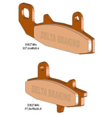 Гальмівні колодки delta braking kh147 - заміняють db2740mx-d та db2740qd-d