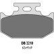 Гальмівні колодки delta braking kh152, kh152/2 - заміна db2210mx-d та db2210qd-d