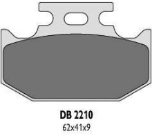 Гальмівні колодки delta braking kh152, kh152/2 - заміна db2210mx-n та db2210qd-n