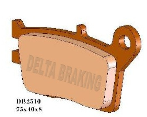 Гальмівні колодки delta braking kh153 - заміняють db2510mx-n та db2510qd-n